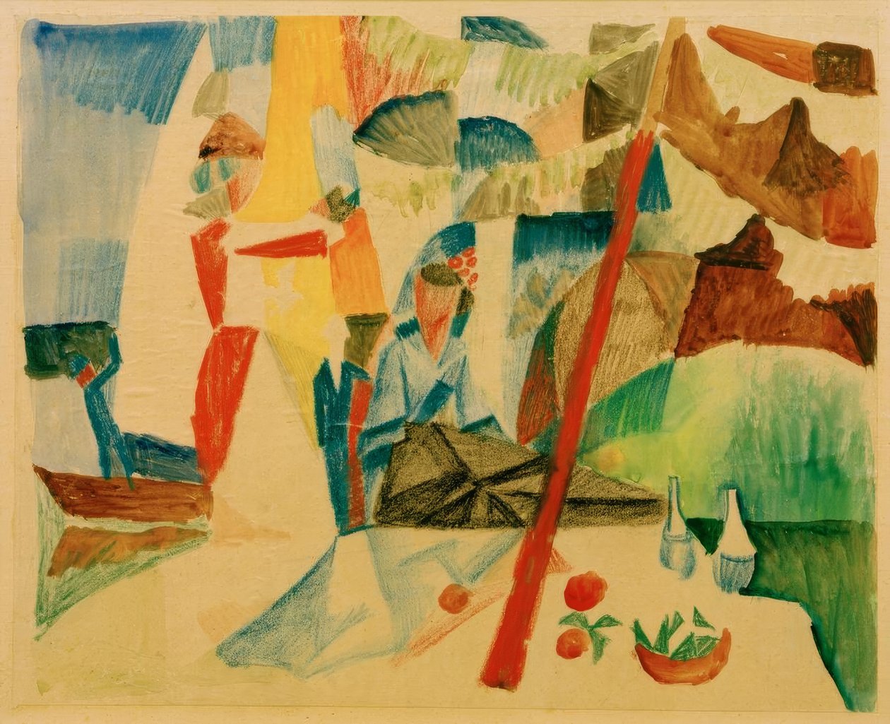 Yelken sonrası piknik by August Macke