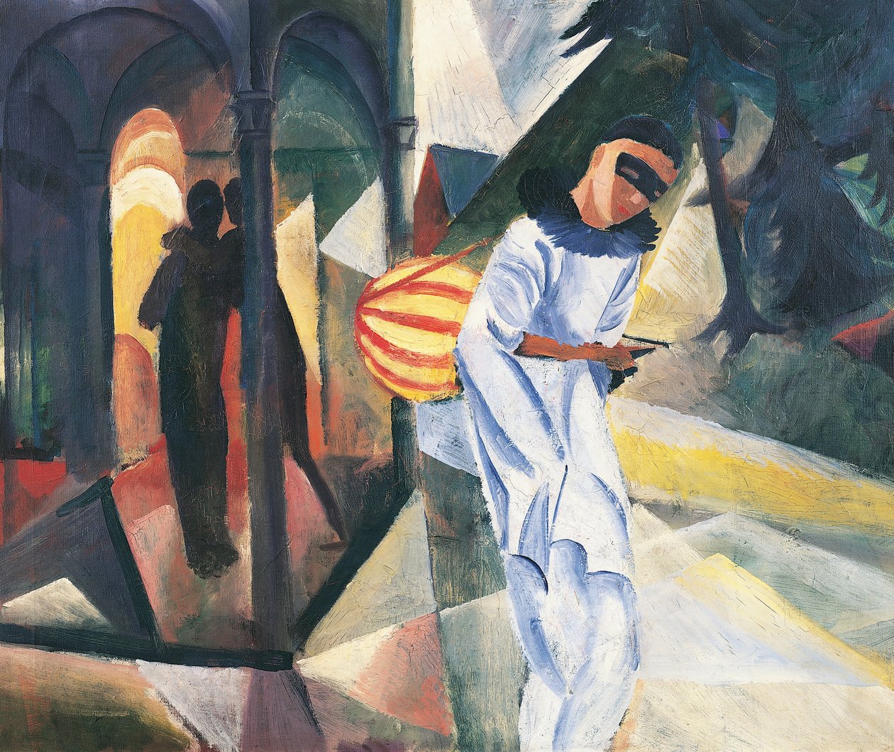 pierrot by August Macke