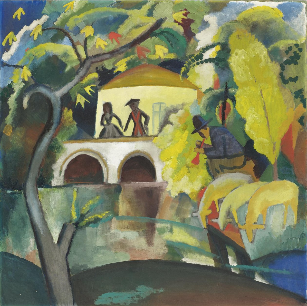 Rokoko, 1912 by August Macke