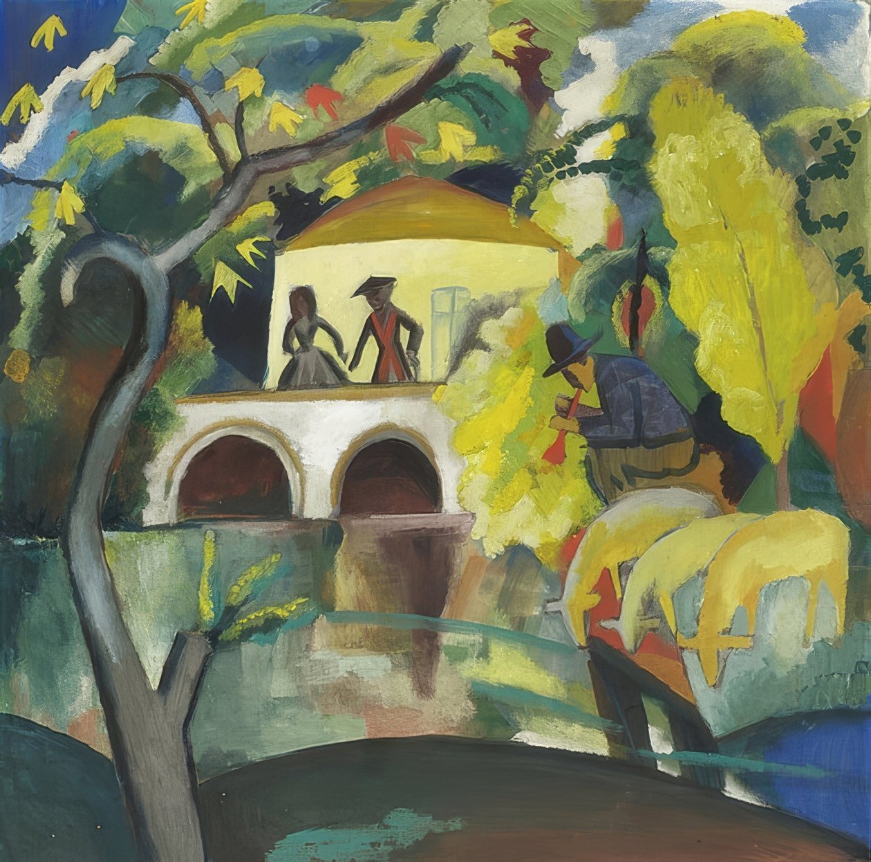 Rokoko. 1912 by August Macke
