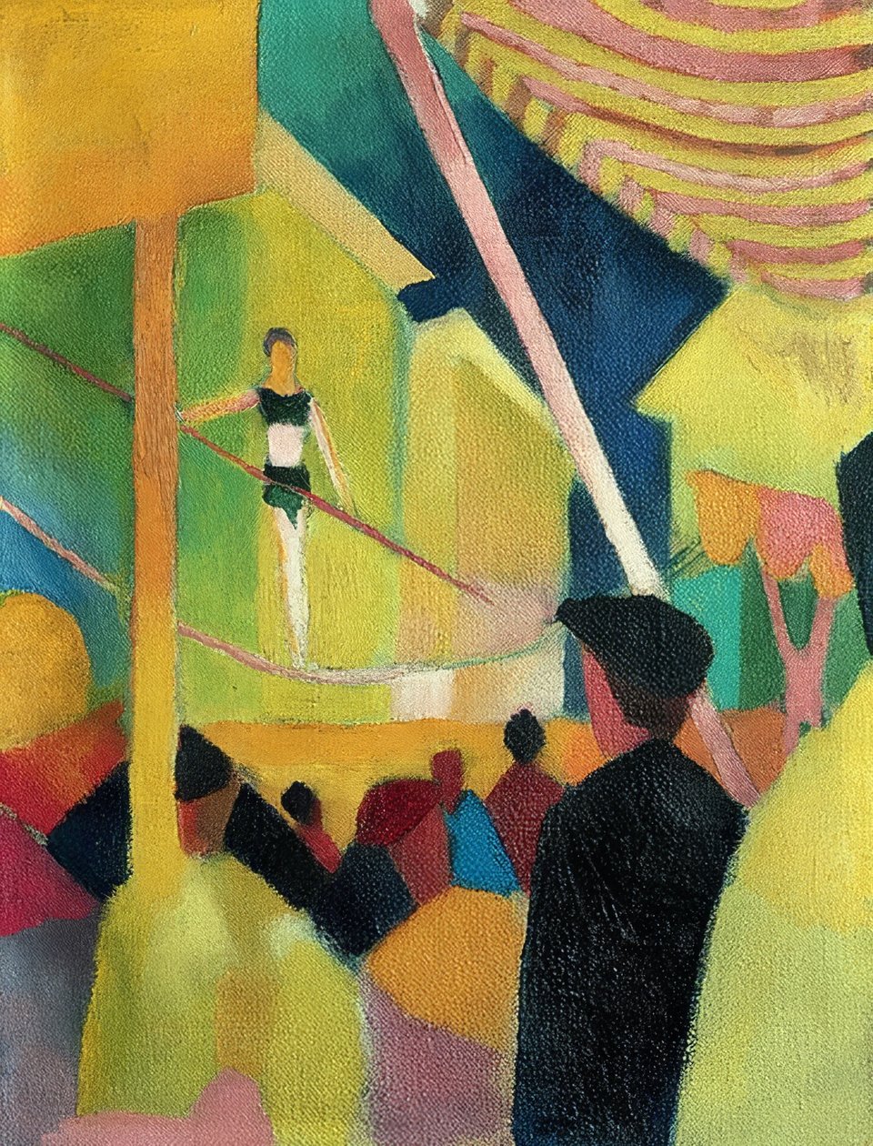 IP cambazı. 1913 civarında by August Macke