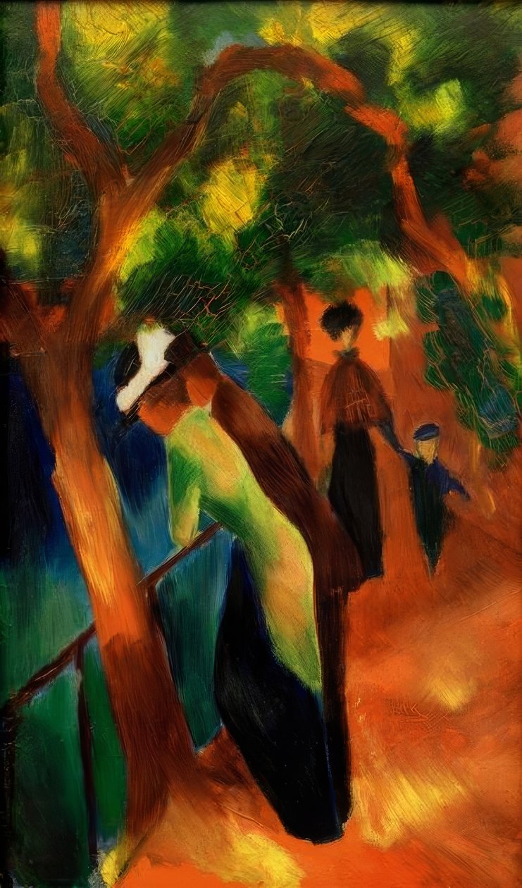Gartenweg by August Macke