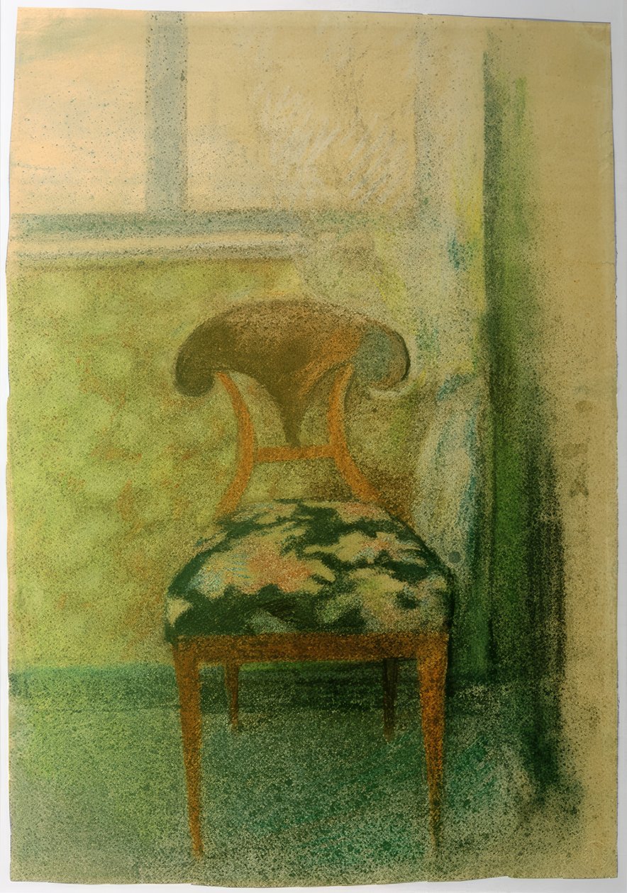 Pencere kenarındaki sandalye by August Macke