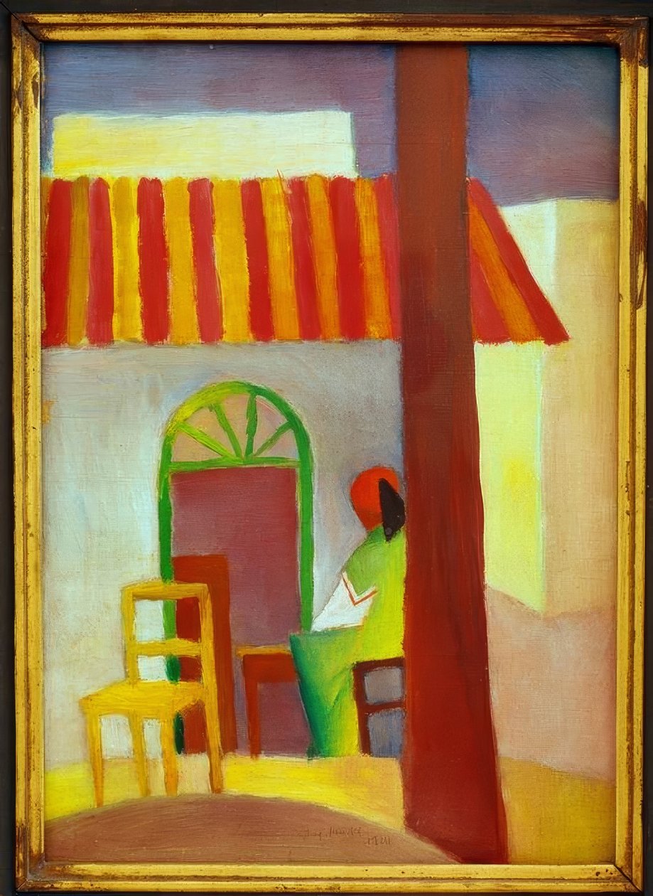 Türk Kafe I by August Macke
