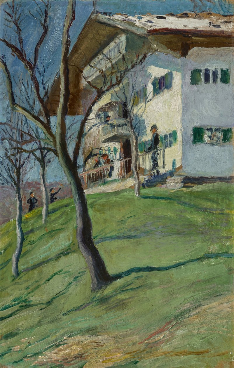Tegernsee'deki küçük evimiz by August Macke