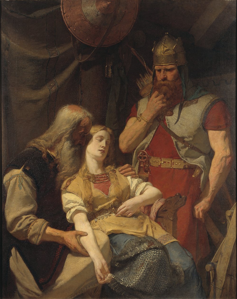 Orvar Oddr bir Ingeborg la mort de Hjalmar duyurusu - Oervar-Oddr, Ingeborg