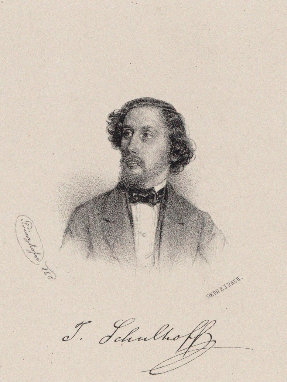 Piyanist ve besteci Julius Schulhoff