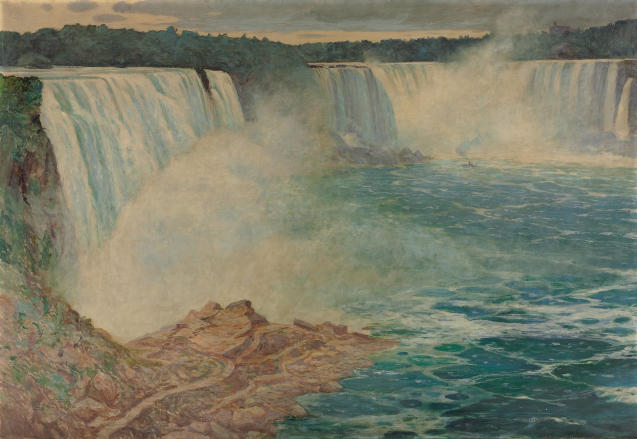 Niagara Şelalesi, c. 1906-1909. by August Satra