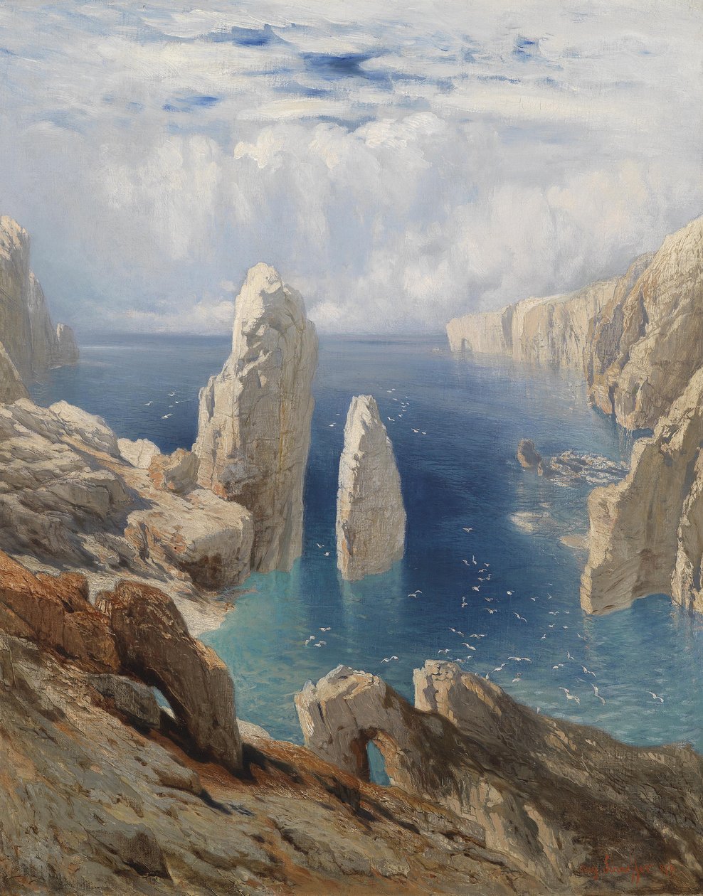 uçurumlar by August Schaeffer von Wienwald