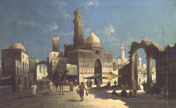 Bir Arap Kasabası by August Siegen