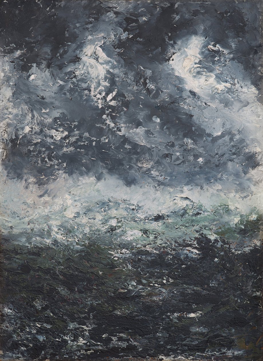 Fırtına manzarası, 1894. by August Strindberg