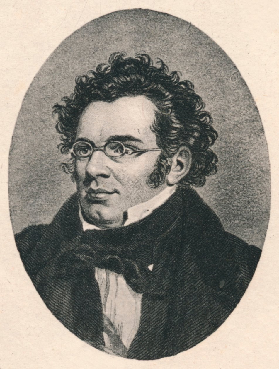 Schubert., 1819, 1895 by August Weger