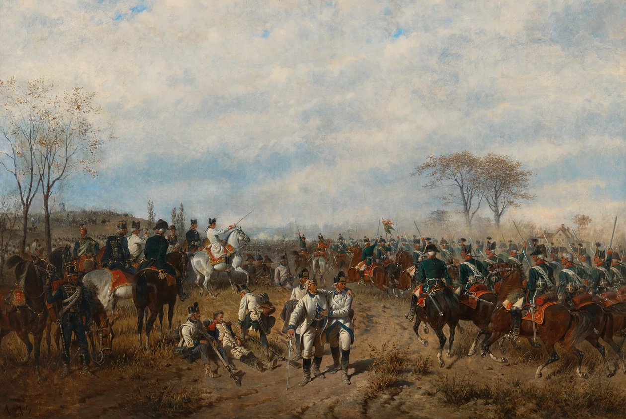 August von Maly Arşidük Karl Aldenhoven Muharebesi