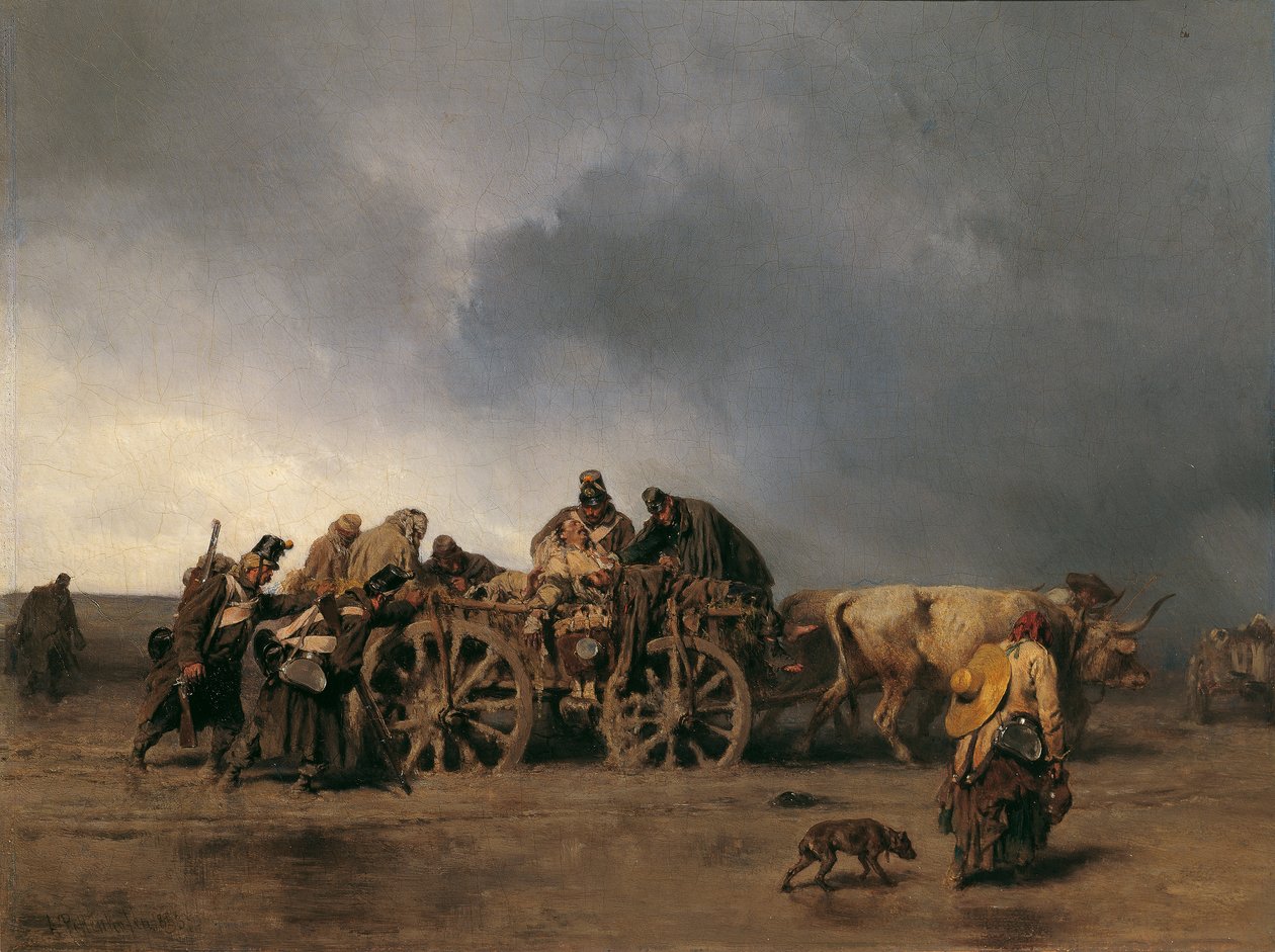 yaralı nakli ben by August von Pettenkofen