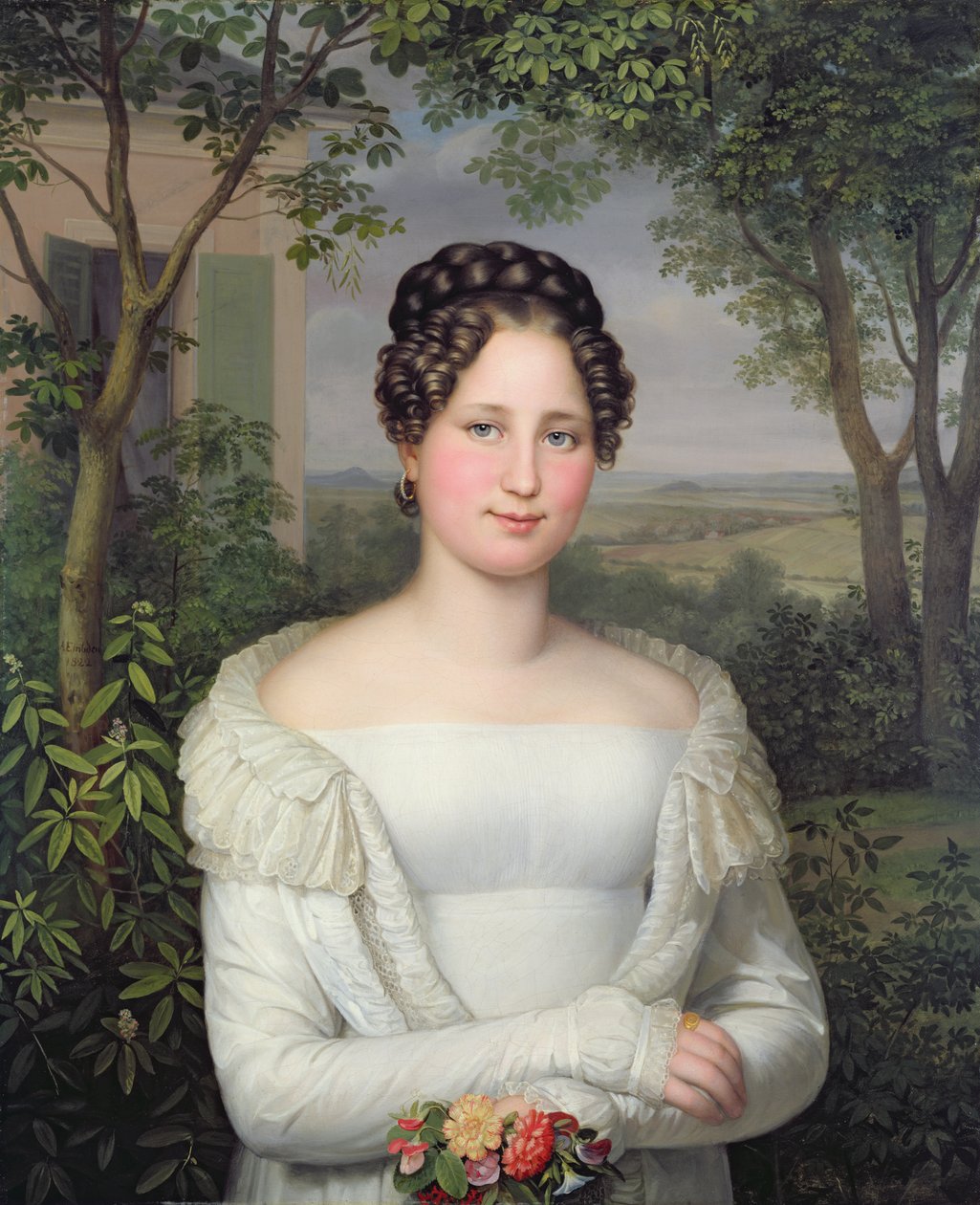 Frau Horstmann'ın Portresi, 1822 by August von der Embde