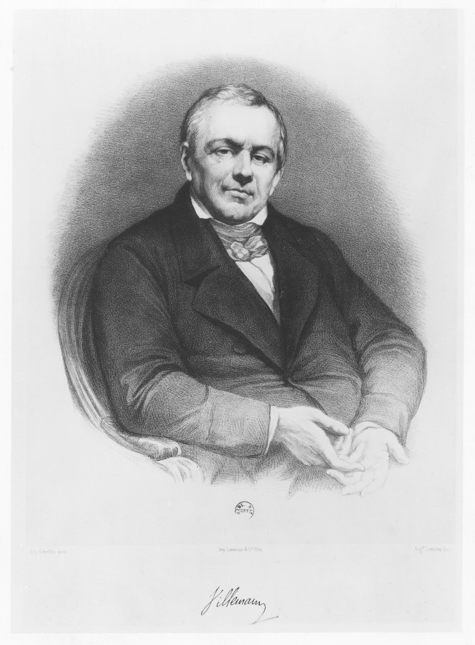Abel-François Villemain  by Auguste Charles Lemoine