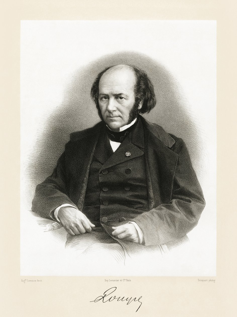 François Achille Longet, 1865-66 by Auguste Charles Lemoine