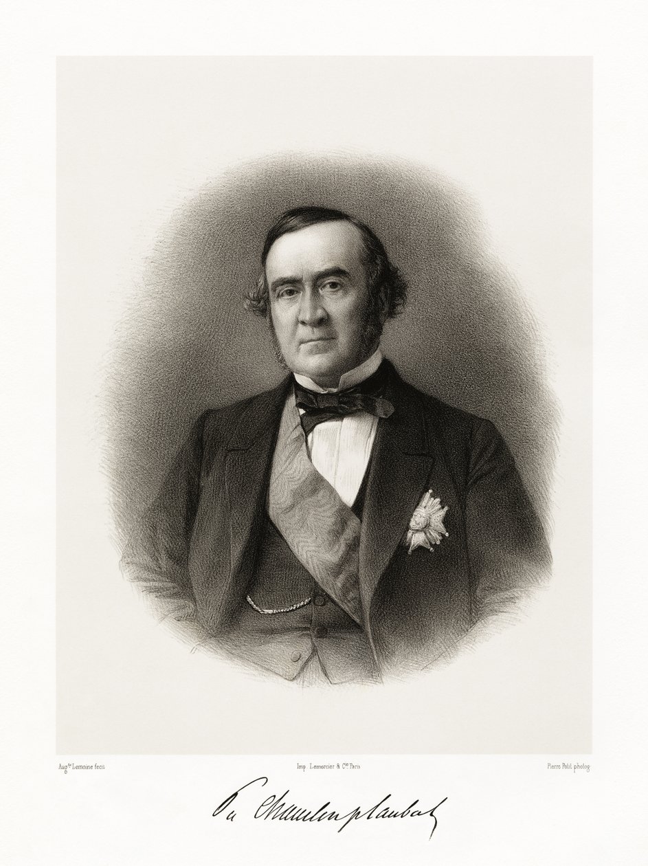 Prosper de Chasseloup-Laubat, 1865-66 by Auguste Charles Lemoine