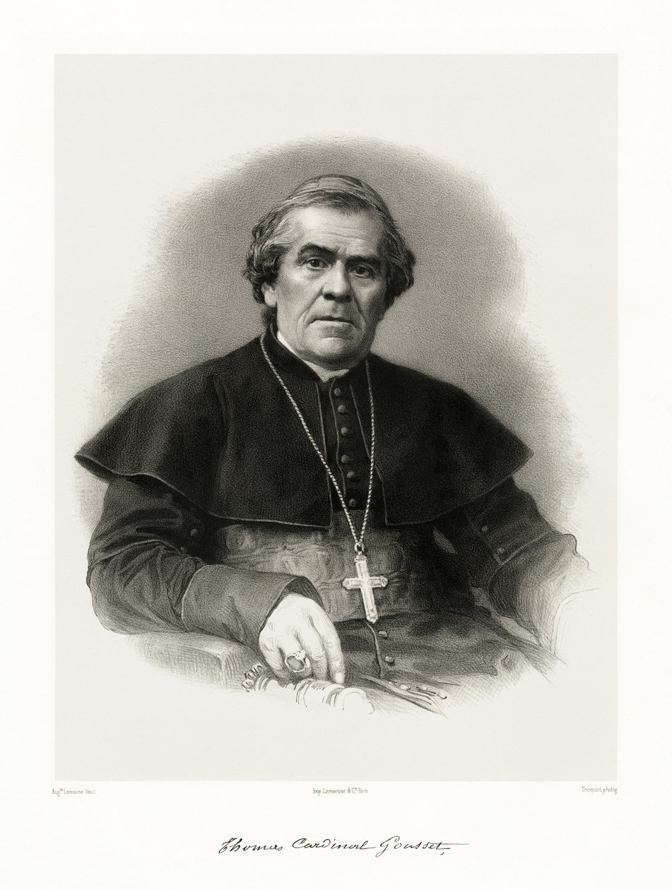 Thomas Marie Joseph Gousset, 1865-66 by Auguste Charles Lemoine