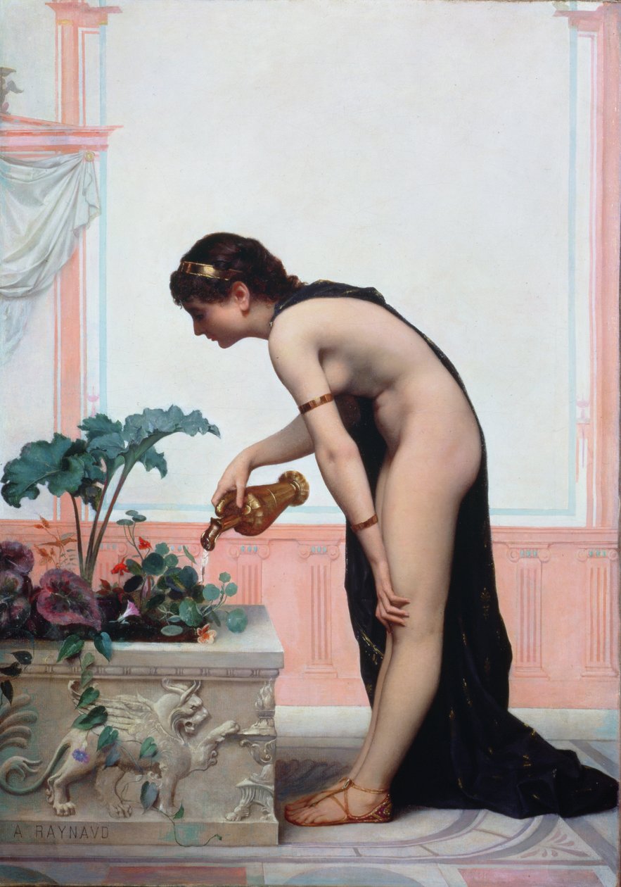 Bahçeyi Sulamak by Auguste Raynaud