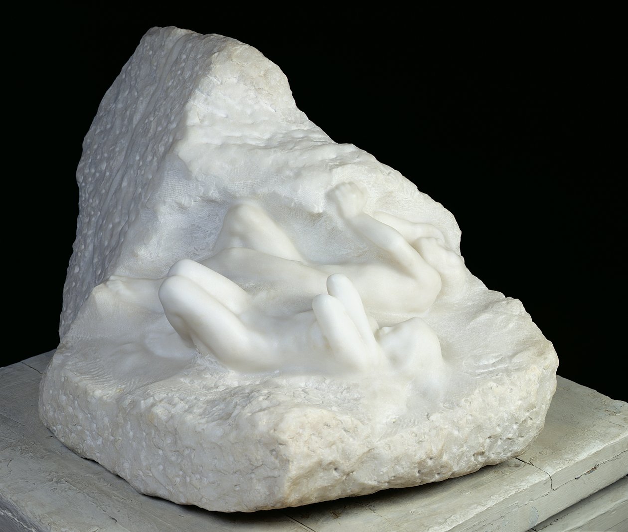Adem ve Havva, 1905 (mermer) by Auguste Rodin