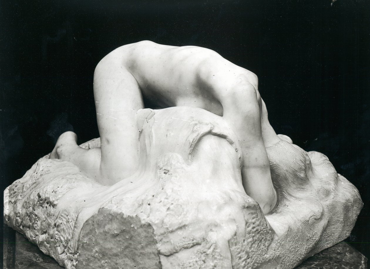 Danaid (marble)  (see also 83647) by Auguste Rodin
