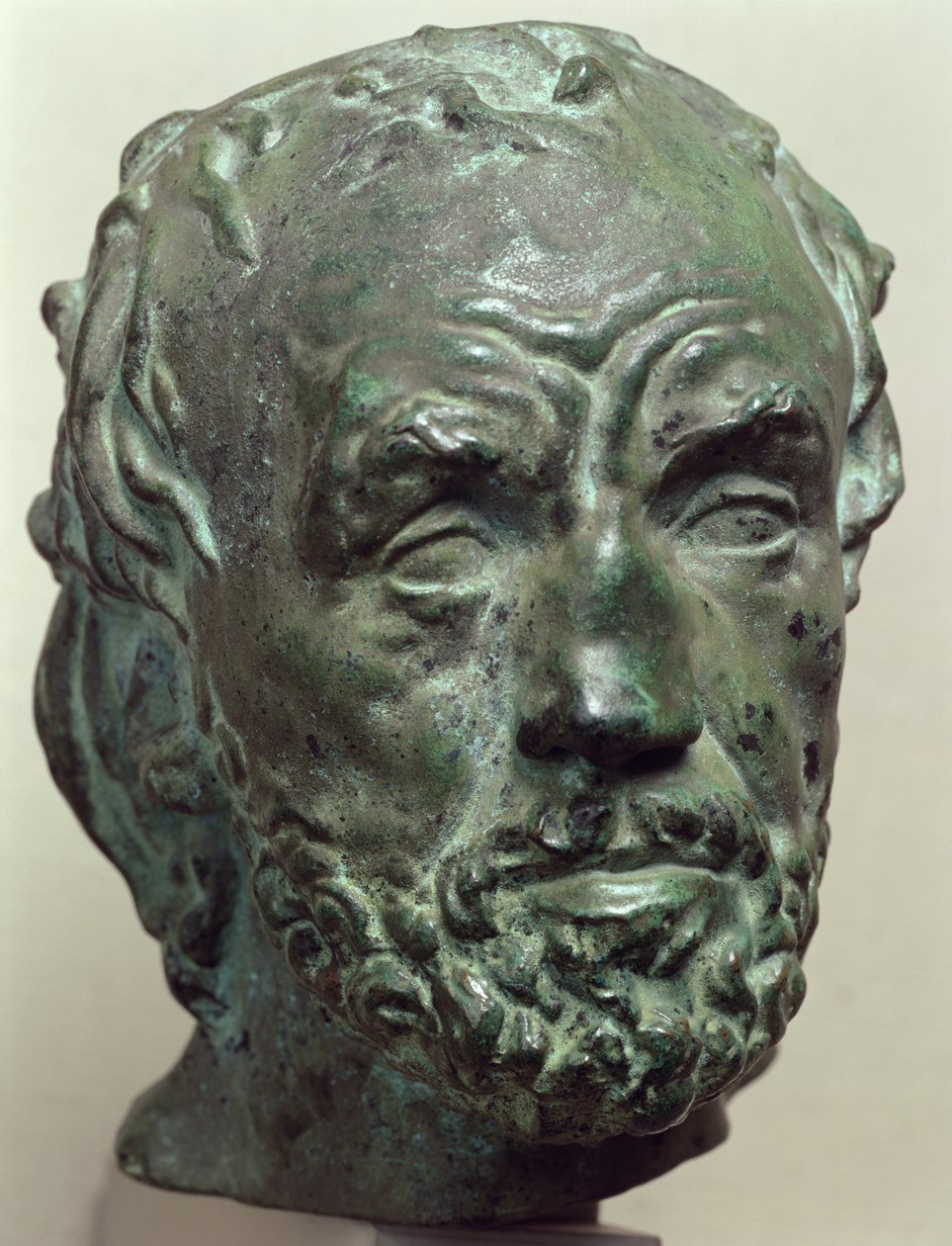 ಮುರಿದ ಮೂಗು ಹೊಂದಿರುವ ಮನುಷ್ಯ, 1863-64 (ಕಂಚಿನ) ಟರ್ಕಿ by Auguste Rodin