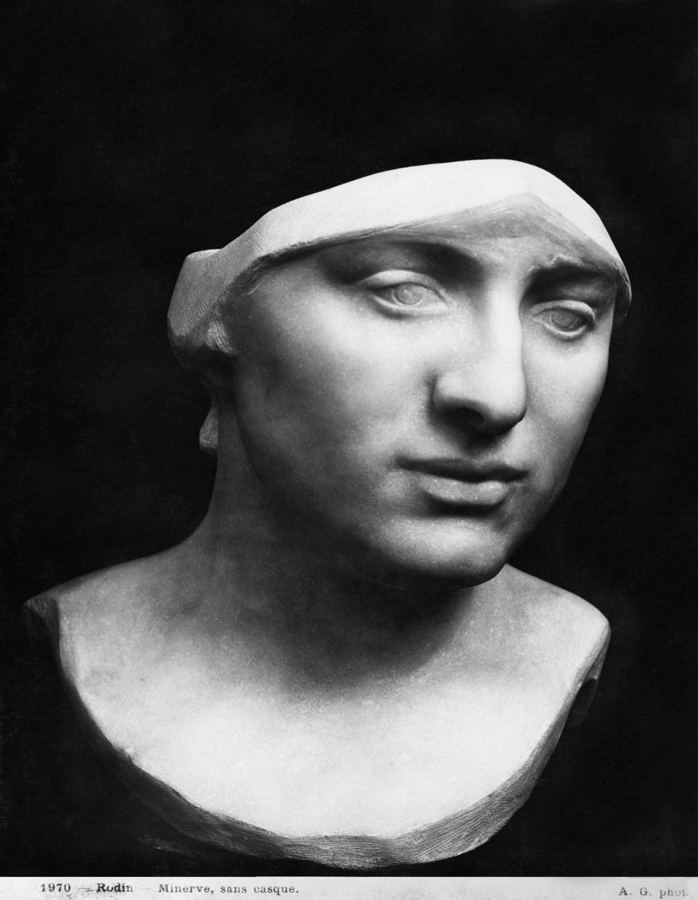 Minerva miğfersiz, 1896 (mermer) (ayrıca bkz. 414550) by Auguste Rodin