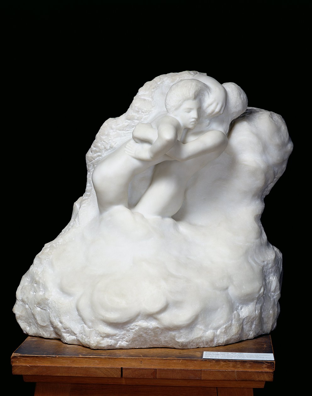 Bulutlarda Paolo ve Francesca, 1904 (mermer) by Auguste Rodin