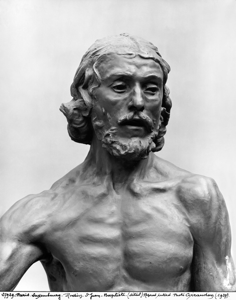 Vaftizci Yahya, 1878-80 (detay) (ayrıca bkz. 279787) (bronz) by Auguste Rodin