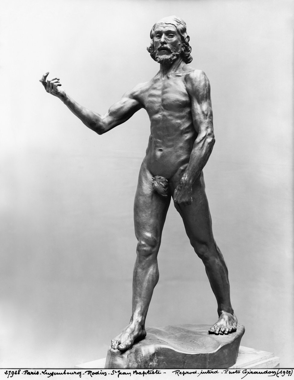 Vaftizci Yahya, 1878-80 (ayrıca bkz. 279788) (bronz) by Auguste Rodin