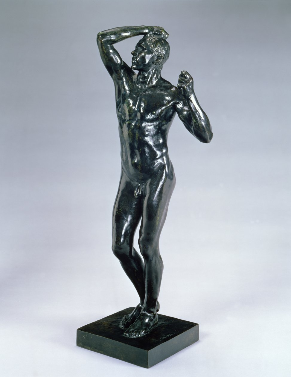 ಕಂಚಿನ ಯುಗ, 1877 (ಕಂಚಿನ) ಟರ್ಕ್ by Auguste Rodin