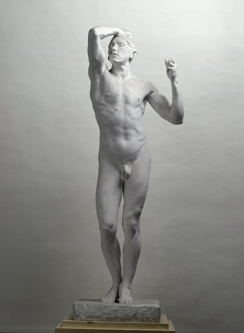 Bronz Çağı, c.1877 (alçı) by Auguste Rodin