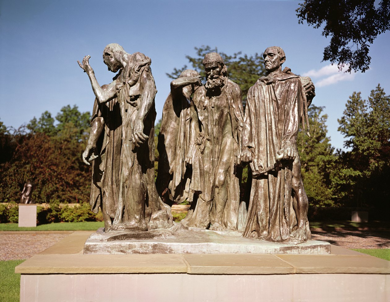 Calais Burghers (bronz) by Auguste Rodin