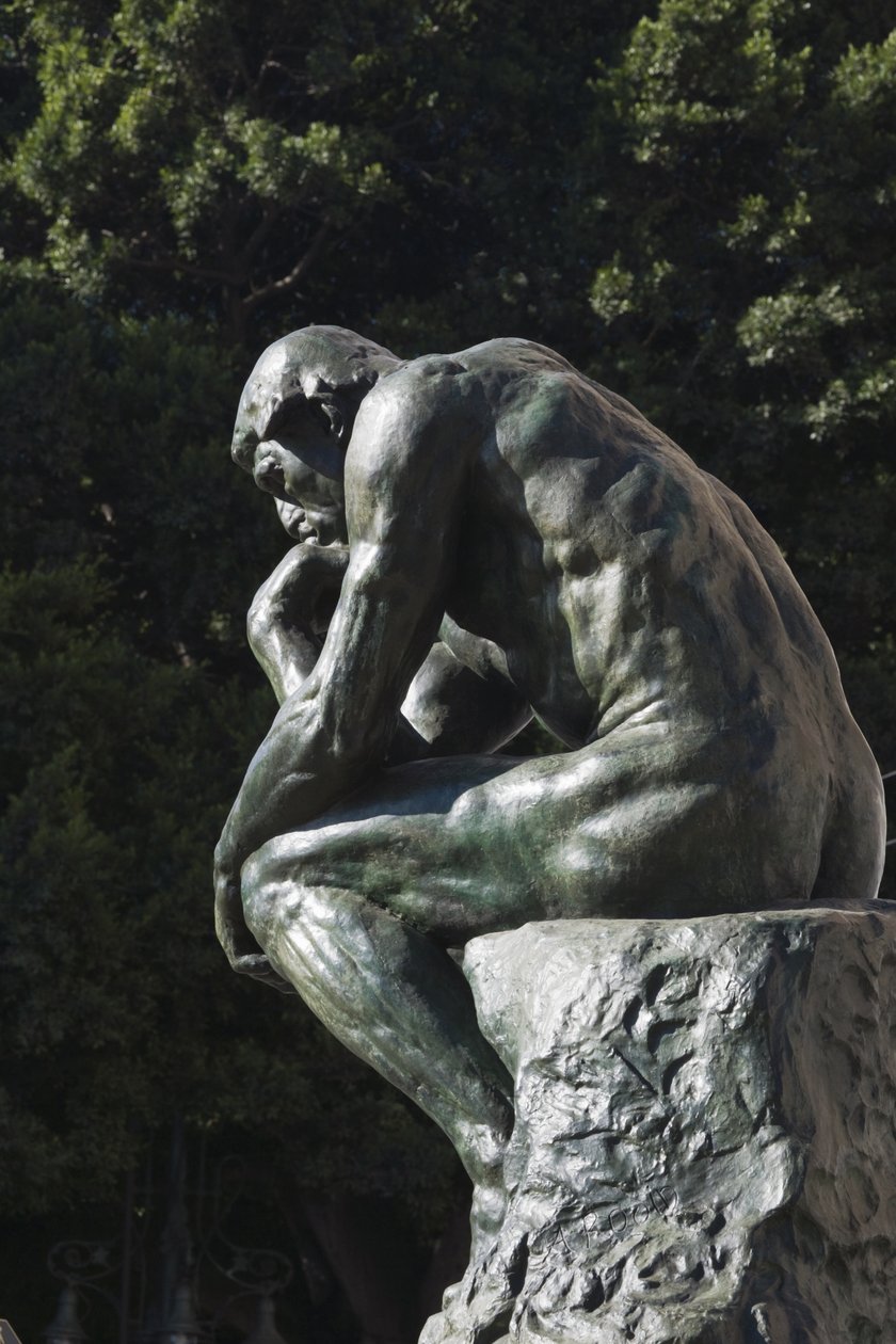 Düşünür (bronz) by Auguste Rodin