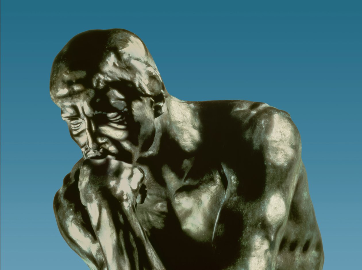 The Thinker, 1881 (bronz) (detay) by Auguste Rodin