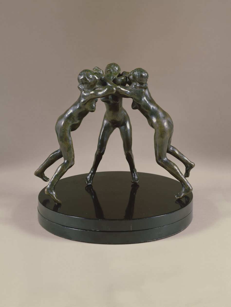ಮೂರು ಅಪ್ಸರೆಗಳು, c.1882 (ಕಂಚಿನ) ಟರ್ಕಿ by Auguste Rodin