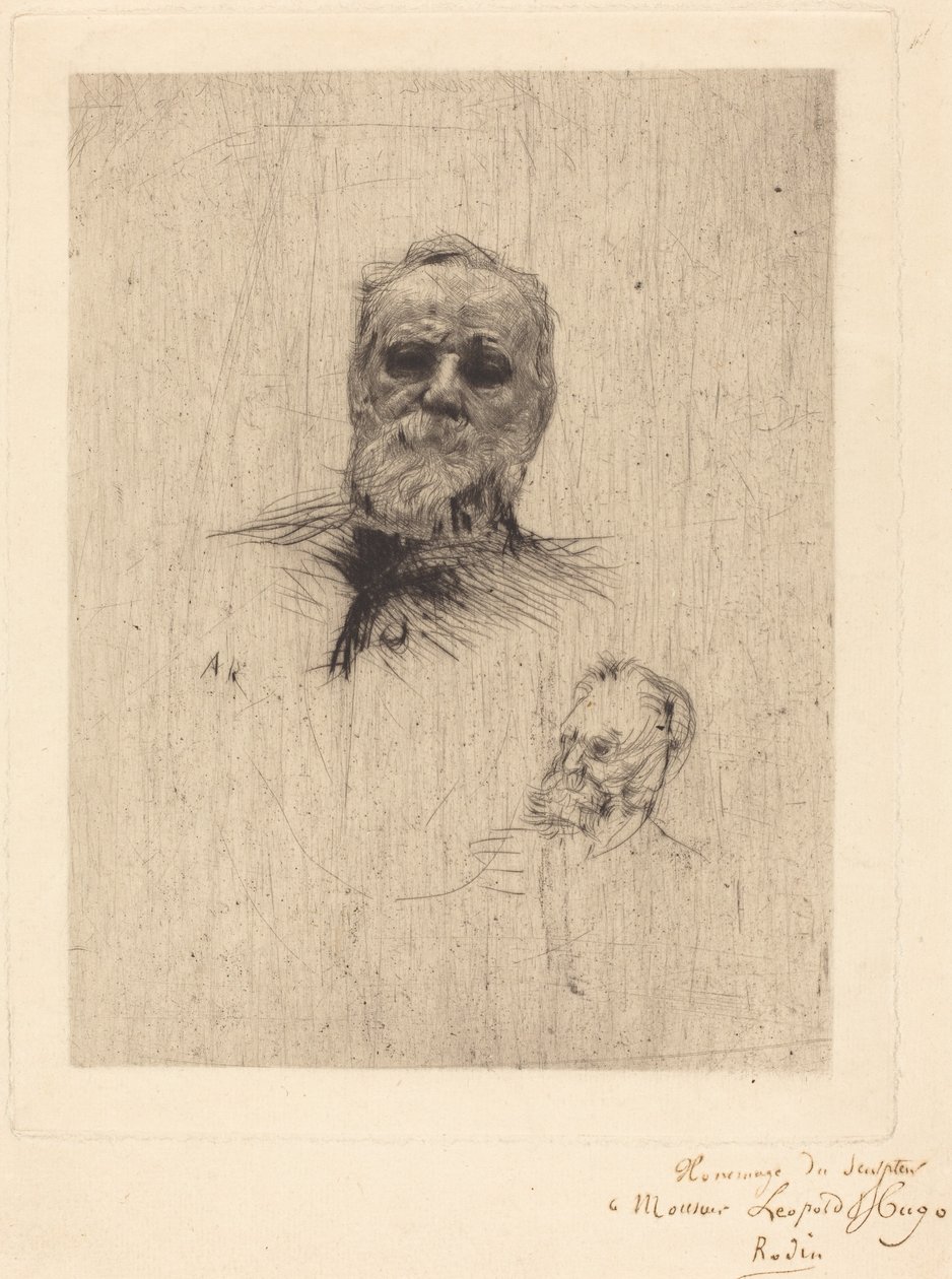 Victor Hugo, De Face by Auguste Rodin