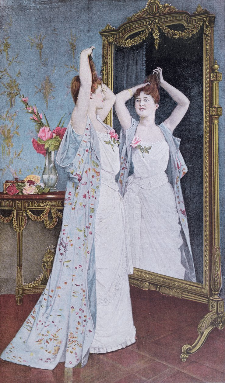 Tuvalet, 1890 by Auguste Toulmouche