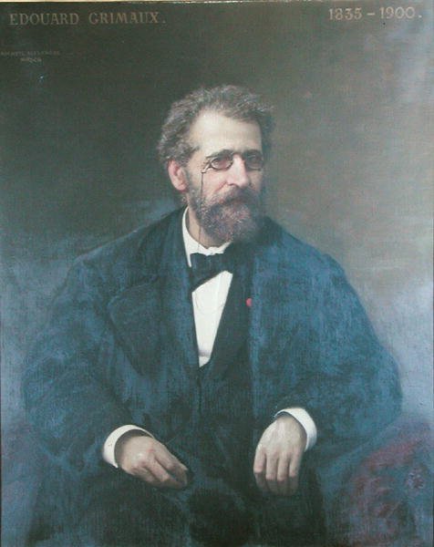 Edouard Grimaux (1835-1900) (tuval üzerine yağlı boya) by Auguste Alexandre Hirsch