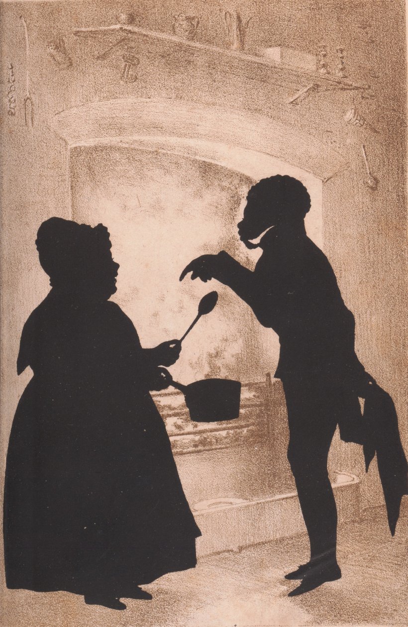 Siluet Benzerlikleri Üzerine Bir İnceleme, 1835. by Auguste Amant Constant Fidele Edouart