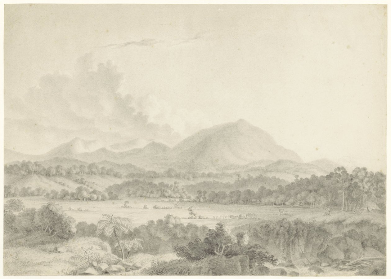 Cava manzarası by Auguste Antoine Joseph Payen