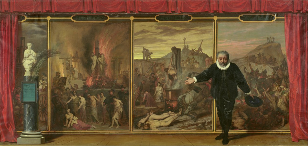 İnsan Deliliğinin Gösterisi, 1872 by Auguste Barthelemy Glaize