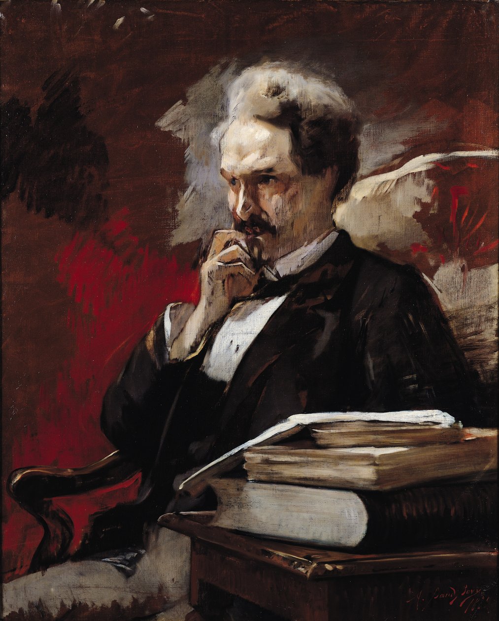 Henri Rochefort (1830-1913) by Auguste Baud Bovy