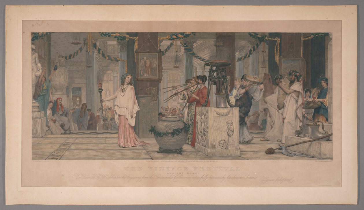 Vintage Festivali: Antik Roma by Auguste Blanchard