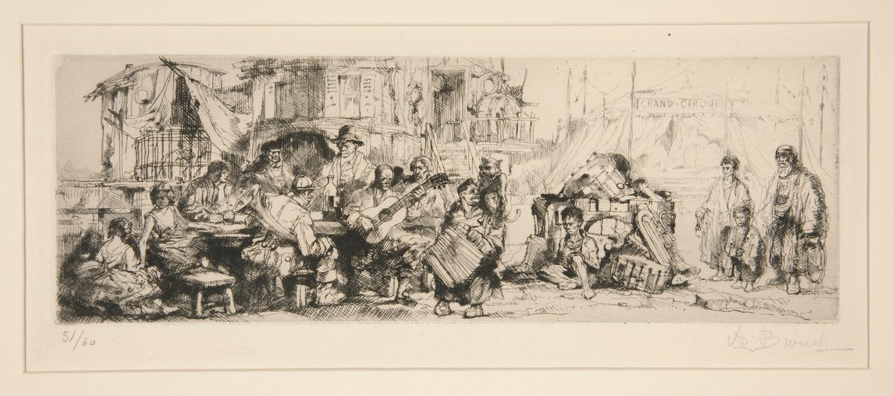 sirk topluluğu by Auguste Brouet