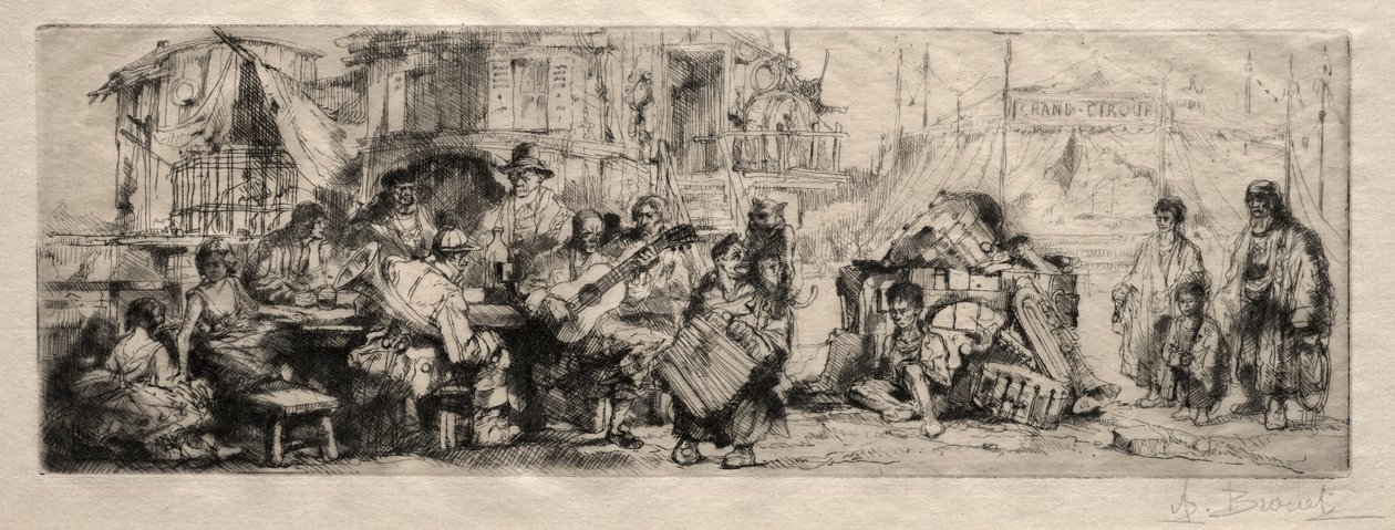gezici sirk by Auguste Brouet