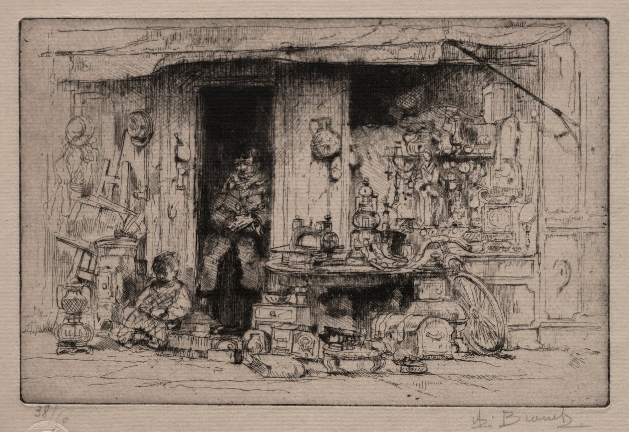 Oranlar ve Bitiş Satıcısı by Auguste Brouet