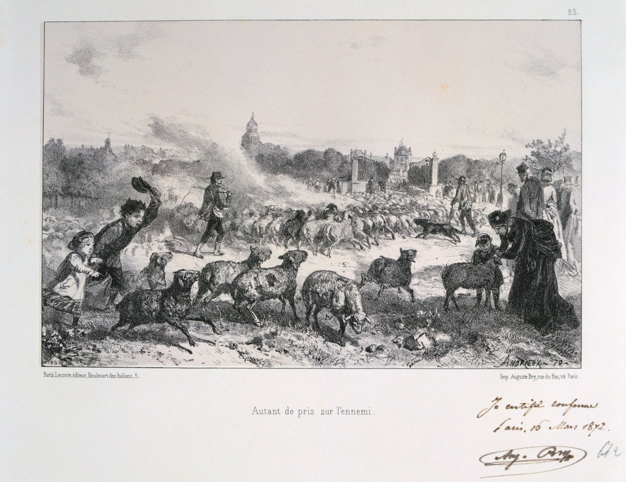 Pek çoğu düşmandan alındı, Fransa-Prusya Savaşı, 1870 1872 by Auguste Bry