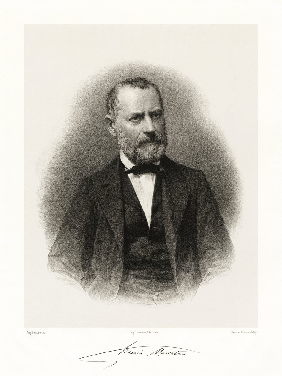 Bon Louis Henri Martin, 1865-66 by Auguste Charles Lemoine